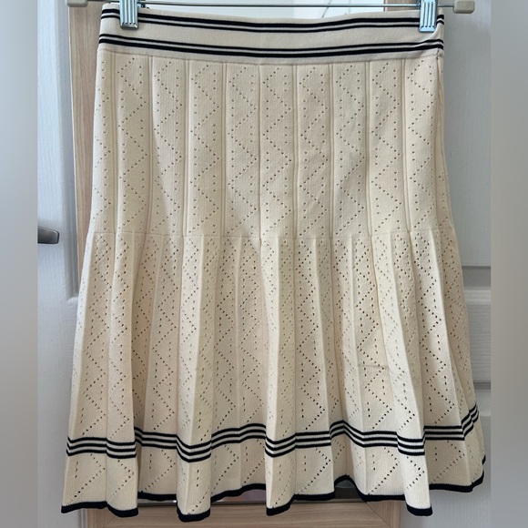 SANDRO matching skirt and top in ecru - Picture 11 of 14